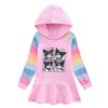 Kuromi Girls' Hooded Sweatshirt Dress - Spring/Autumn 2026 Collection