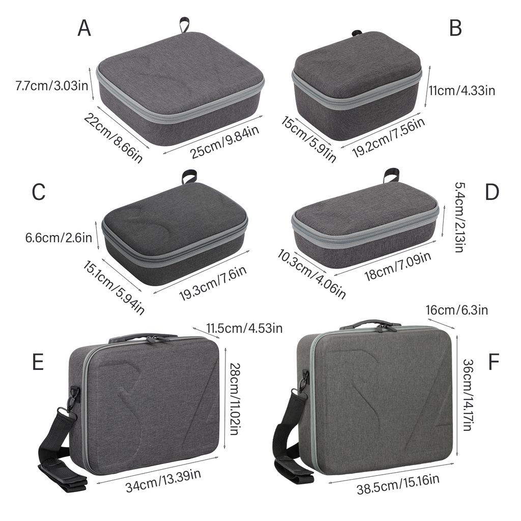 Protective Storage Bag Shoulder Bag for Avata 2 Drones Batteries Remote Organize Travel Friendly Bag Case