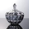 Úložná sklenice evropského stylu z křišťálového skla stolní ozdoba bonbony ovoce kreativní móda domácí šperkovnice s víkem