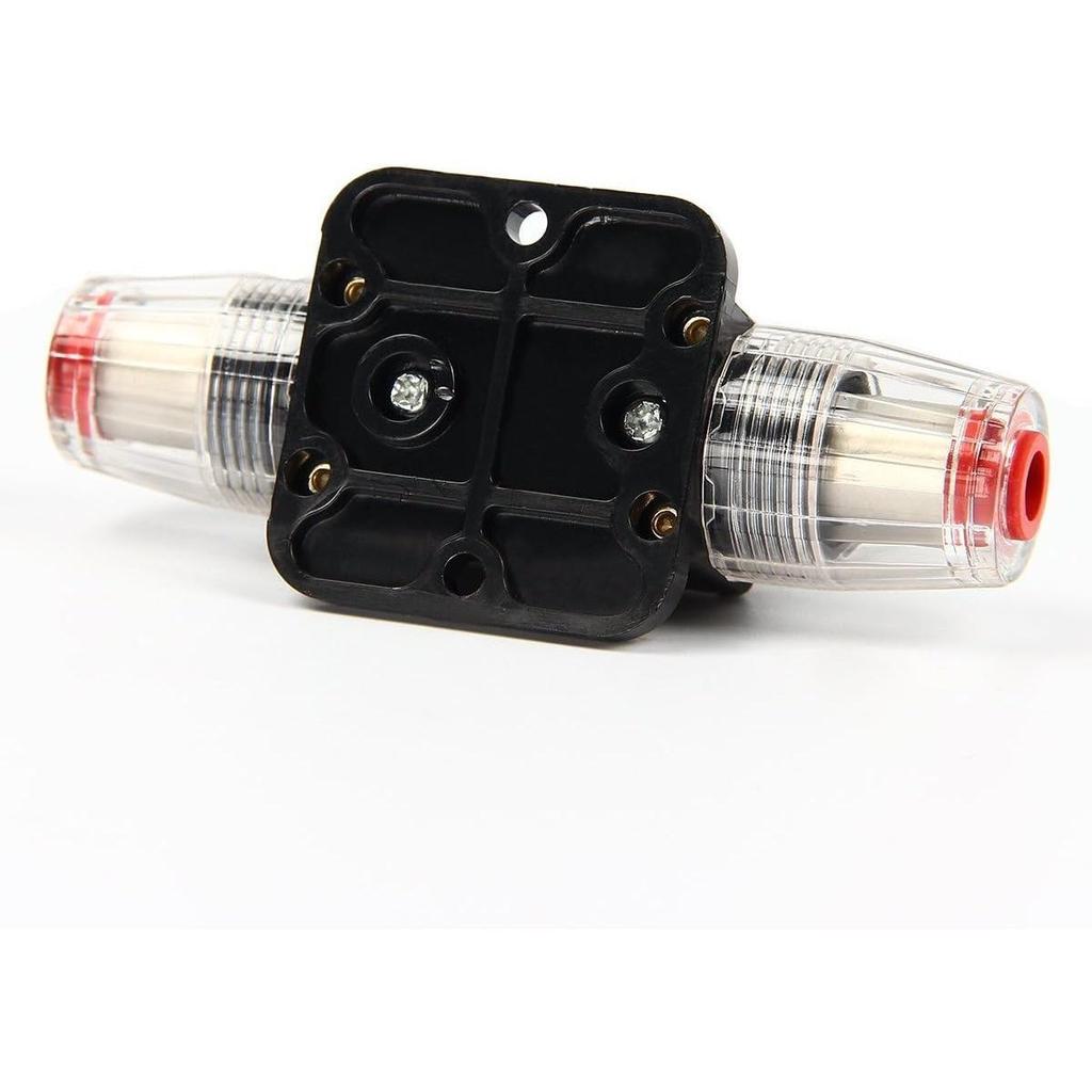 Interruttore automatico per auto in linea da 12 V-24 V CC Interruttore di ripristino manuale Fusibile audio 20 A/30 A/40 A/50 A/60 A/80 A/100 A