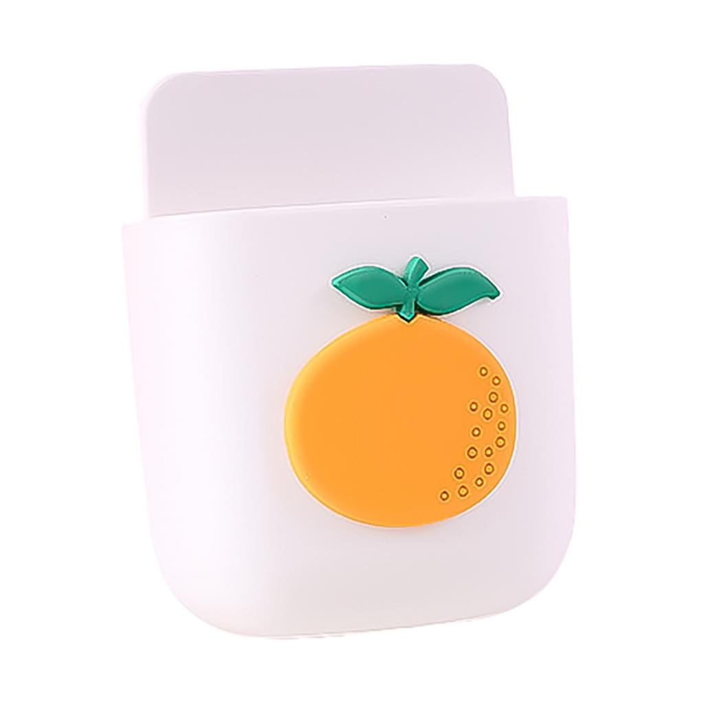 Wand montiert Aufbewahrungsbox Fernbedienung Organizer Handy Stecker Halter Rack