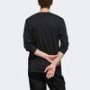 Adidas Neo M Ce Lnr Ls Logo Print Sports Casual Comfortable Breathable Crew Neck Long Sleeve T-Shirt Men T-Shirts Black EI4723