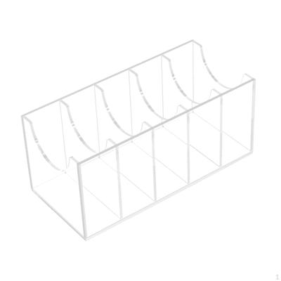 Acrylic Belt Organizer Rack Drawer Home Wardrobe Closet Clear Storage Holder Multi Compartments