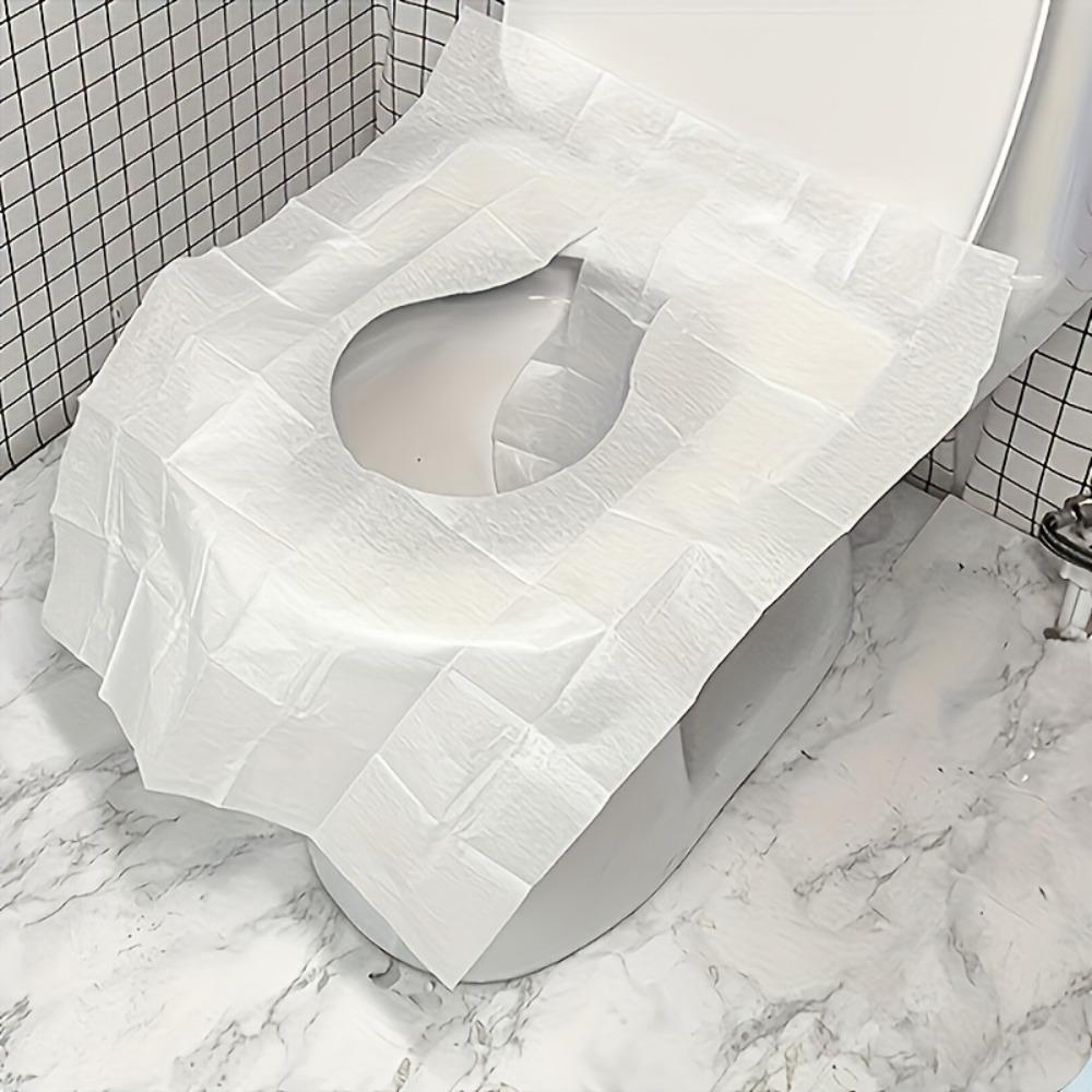 50PCS Disposable Toilet Seat Paper, Travel Portable Toilet Seat Paper, Toilet Paper