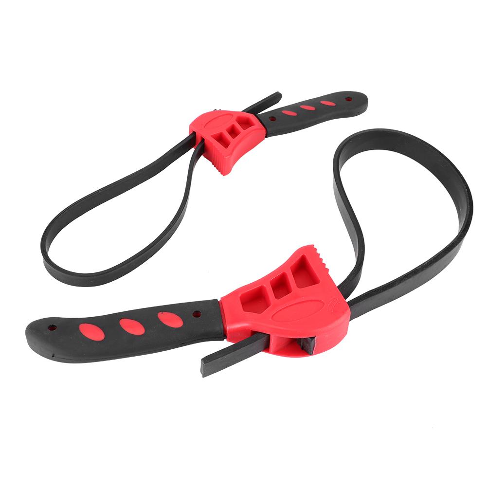 

2 шт. Нескользящий ленточный гаечный ключ для масляного фильтра, затягивающий, ослабляющий, гаечный ключ для снятия, ручные инструменты для ремонта автомобиля