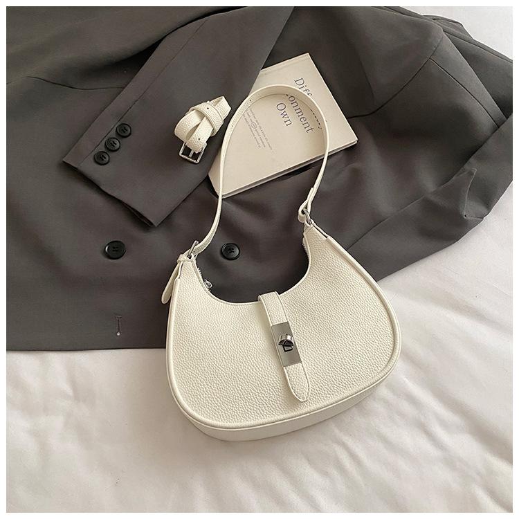 Simple Casual Daily Shoulder Bag Women's 2025 Summer New High-end Texture Messenger Dumpling Bag