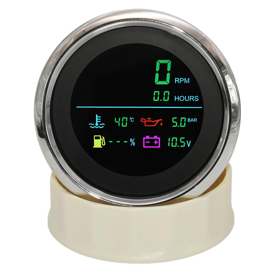 Tachometer, Fuel Level Sensor, Water Temperature Sensor, Oil Pressure Sensor, Voltmeter, Hour Meter 12V / 24V, 85 Mm