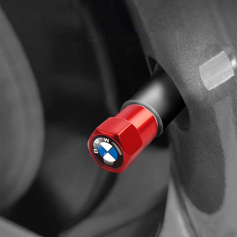 4Pcs Aluminum Car Wheel Tire Air Valve Caps Dust Cover For BMW M6 M5 M3 X1 X3 X5 E38 E39 E46 E53 E60 E61 E64 E70 E71 E85 E87