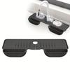 Silicone Faucet Splash Guard Water Catcher Mat Sink Mat Tray Drying Mat Dish Sponge Holder Kitchen Sink Accessory Organizer