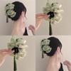 1 Stück Tinte und Tusche Stil Fransen Wolken Garn Haarnadel. Neuer Chinesischer Eleganter Mode Haifisch-Klip. Haarschmuck für den Alltag, Reisen und Partys