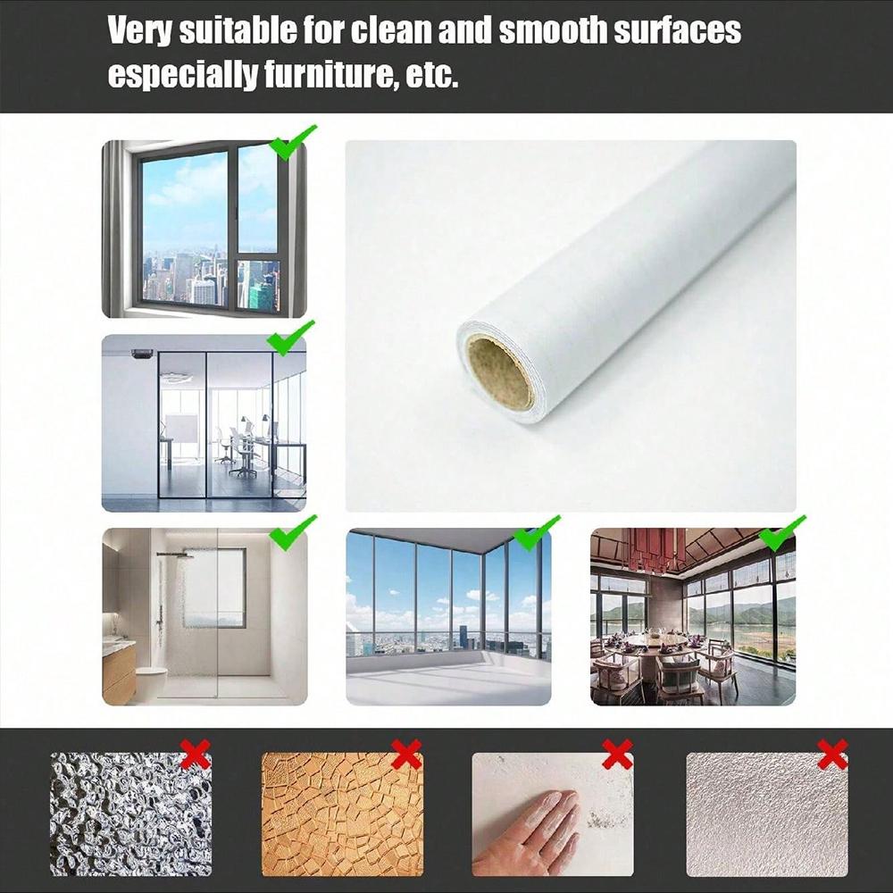 Retro Window Film Glass Sticker Decorative Pattern Frosted Removable Glass Window Film Cling Electrostatic Adsorption Sticker