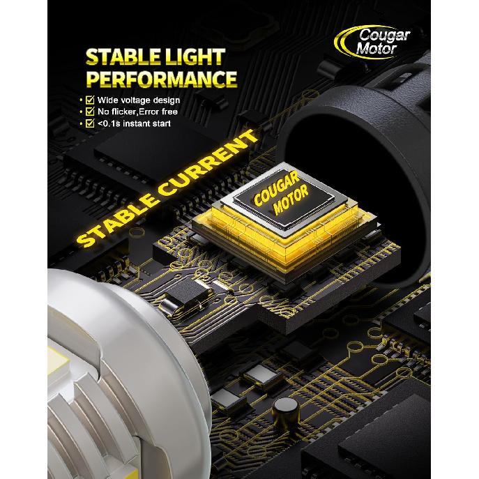Cougar Motor 921 Led Bulb Reverse Lights, 912 Backup Light 6000K White Ultra Bright CANBUS Ready Car Exterior 906 904 W16W T15 Bulb, Non-Polarity,