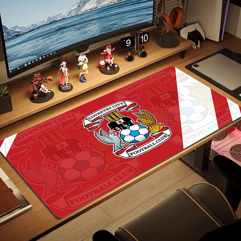 Coventry City Color Mouse Pad Large Gaming Table Cushion Non-slip Laptop Tablet Big Mousepad XXL Mat Mini PC Playmat With Lock Edge