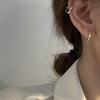 Möbius Earrings Female Minimalist Design Sense of Individuality Ins Cold Wind Suitable for Small Earlobe Earrings Elegant Accessories Classic Jewelry
