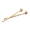 2pcs Ethereal Drumsticks Round Head Drum Sticks Hammer Durable Wooden Handle Drum Mallet Stick Small Musical Drumsticks