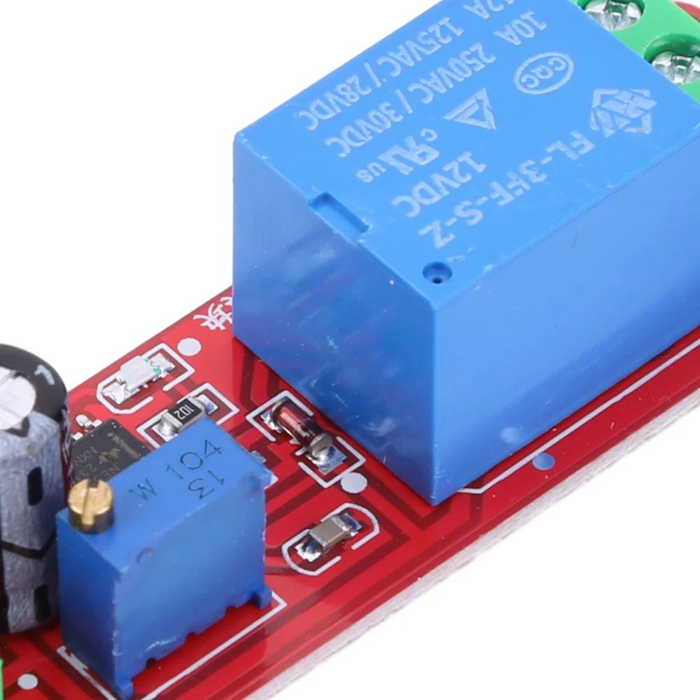 Adjustable NE555 Timer Control Switch Module for Car Relays Delays from 0 to 10 Seconds for Arduino Projects