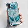 Per Nokia G11+ G11 G21 Custodia Coppia Moda Farfalle Fiori Nero Morbido Silicone TPU Cover Posteriore per Telefono Nokia G11 Plus