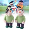 Takeshi Gouta Doraemon Toy Model Doll Pvc Material Decoration Durable Design