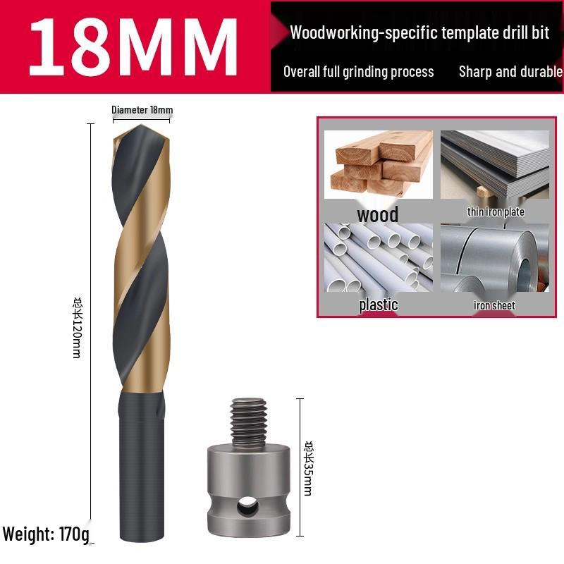 Electric Drill Bit Extension for Woodworking and Hole Saw
