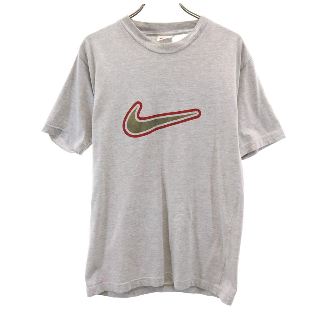 Nike 90s 00s Old White Tag Short Sleeve T-shirt 14 Gray Kid's Used