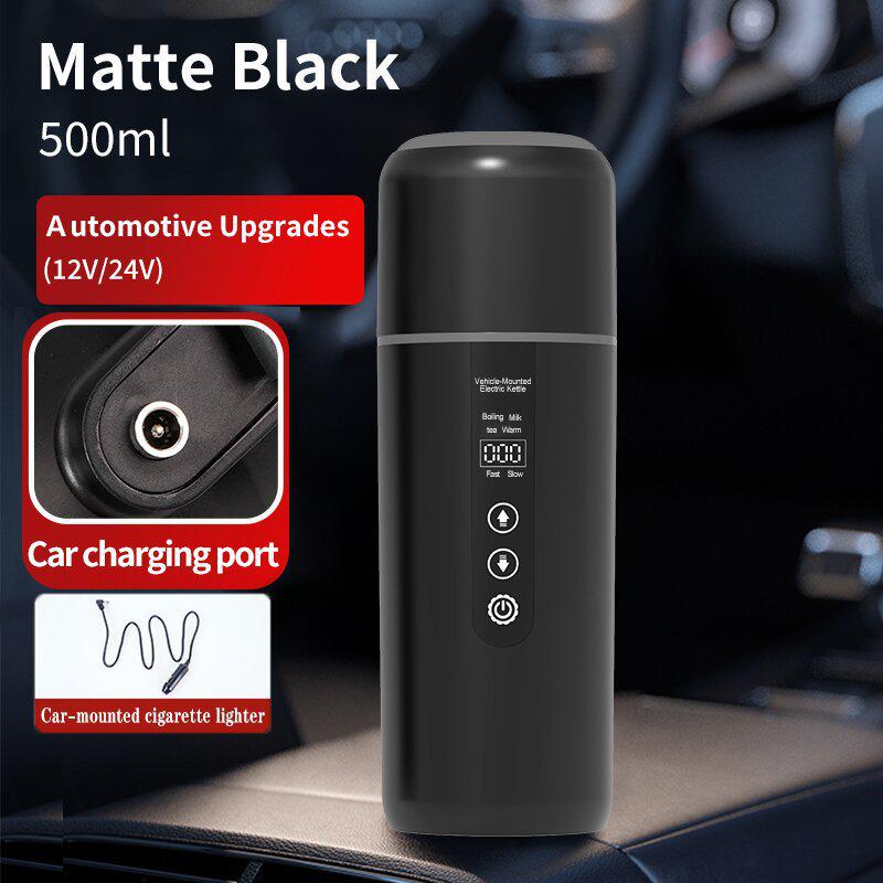 Universal 12V/24V Portable Multi-Functional Electric Heated Car Water Cup