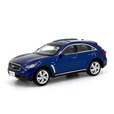 Paudi Model 1/64 Infiniti QX70S Model Car, Blue, Collection