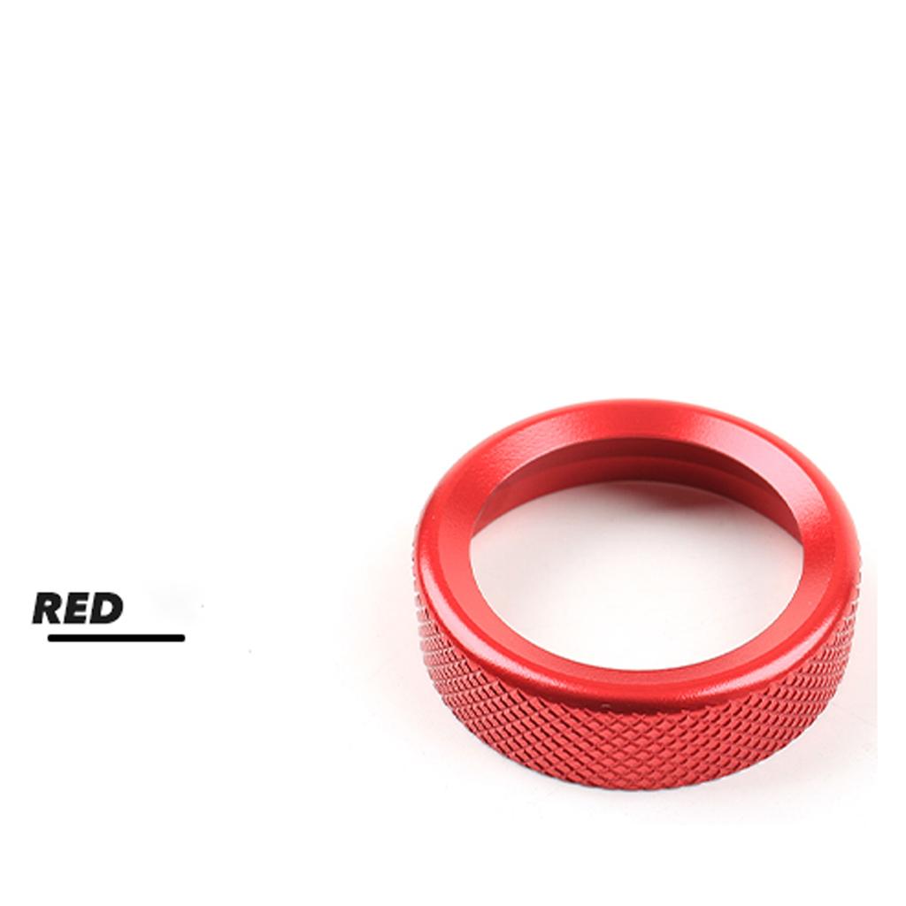 For Hyundai Kona SX2 2024 2025 Interior Accessories Aluminum Car Central Console Gear Shift Drive Model Control Knob Ring Cover