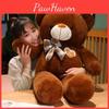 Lattice Bowknot Teddy Bear Plush Toy Animal Stuffed Doll Decoration Kids Gift