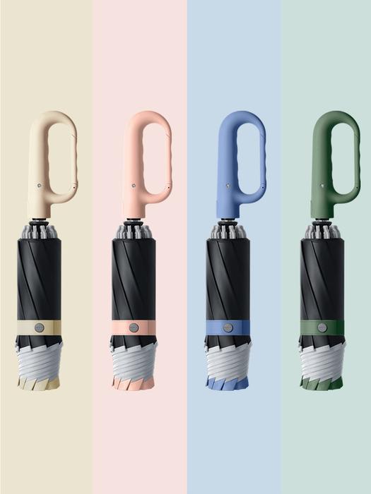 mybrella PASTELLA buckle-type 3-stage automatic inverted blackout umbrella PS12 02. PS12-Blossom