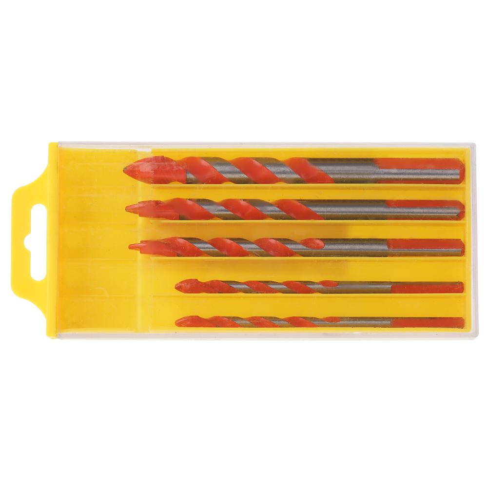 5pcs Handle Multifunctional Alloy Drill Bits for Hand Electric Drill 4-10mm