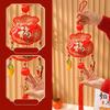 With Tassels New Year Pendant Embroidery Hanging Fu Pendant Lucky Sachet Wind Chimes  Home