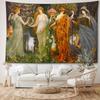 2D Vintage Painting Tapestry Classical Mythology Background Cloth