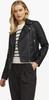 Jack-and-Jones JJ XX Women's Jacket Biker Style Asymmetric Zip Black