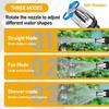 Pistola a Lancia Idropulitrice Pistola Pulitrice Portatile con Dosatore Sapone 3 Modalità di Spruzzo Ugello Regolabile per Tubo da Giardino, Lavaggio Auto