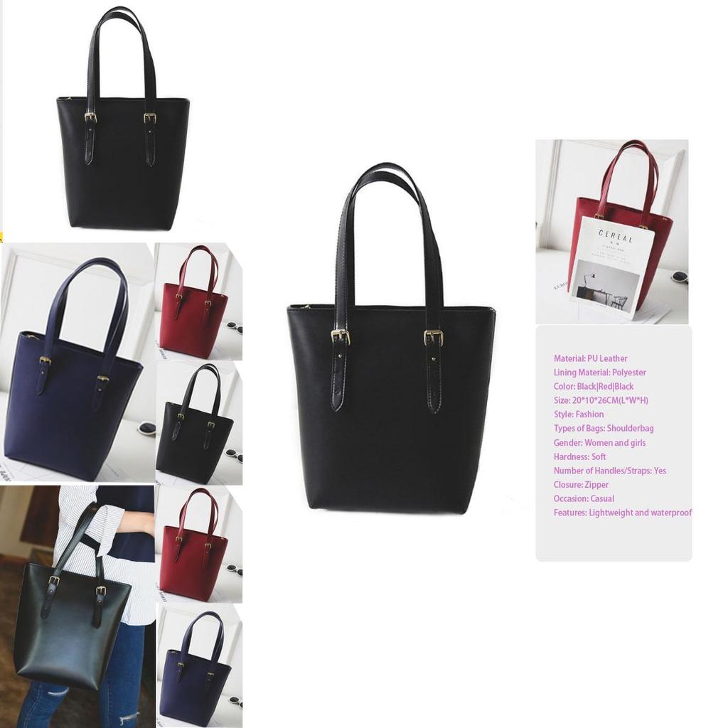 Elegant And Stylish Women Pu Leather Shoulder Bag With Soft Surface And Zipper Closure