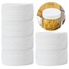12Pcs Reusable 70mm/86mm Plastic Mason Jar Lids for Wide Mouth Jar Seal Bottle Cover Spout Lid Good Seal Kitchen Tool