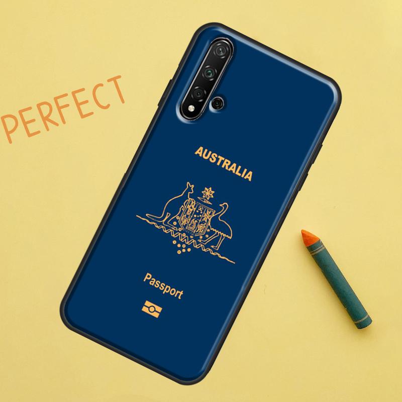 Australien Flagge für Huawei Nova 12s 11i 7i 8i 12i Y73 Y70 Y90 Y60 Y72 Y61 Y91 9 10 SE P40 Lite P30 Pro Hülle