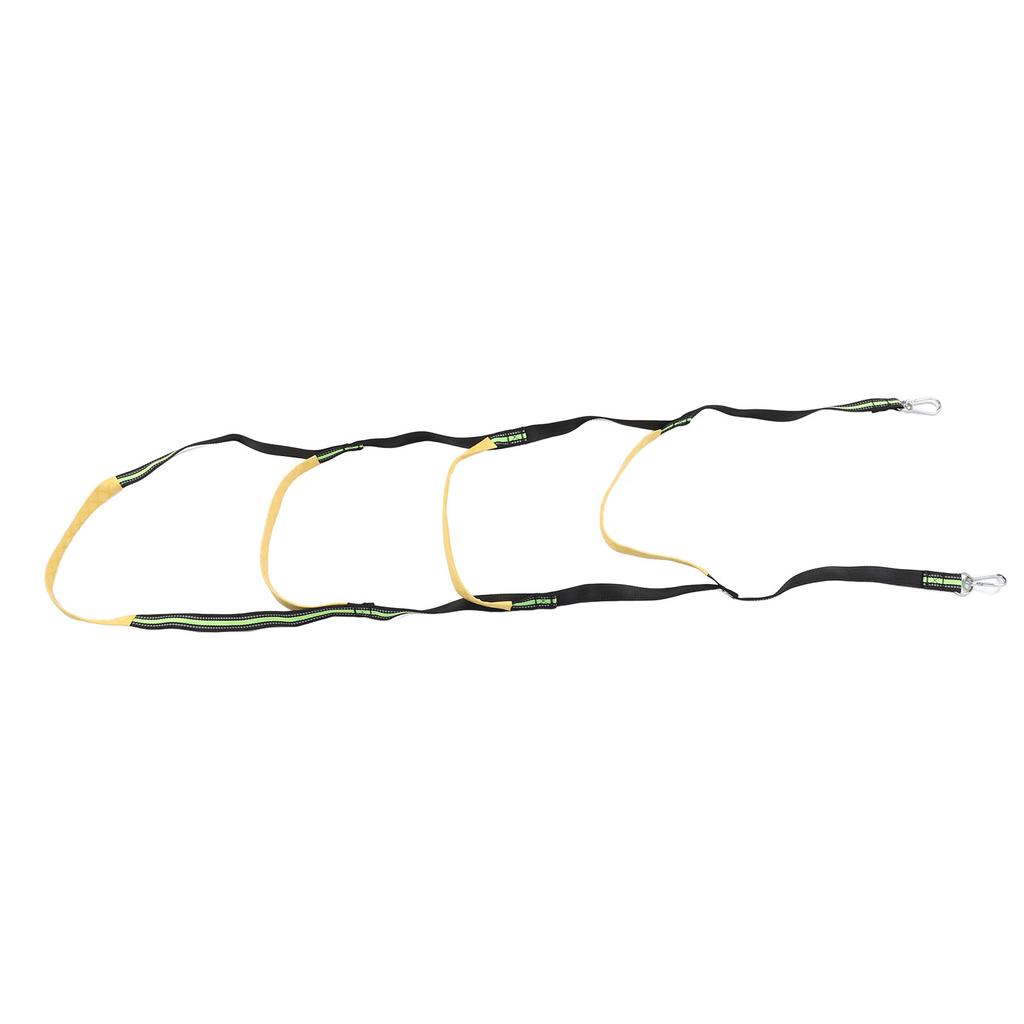 4 Stufen Bootsseilleiter Bootsfaltleiter Badeleiter für Segelboot Kajak Kanufahren Fluoreszierend