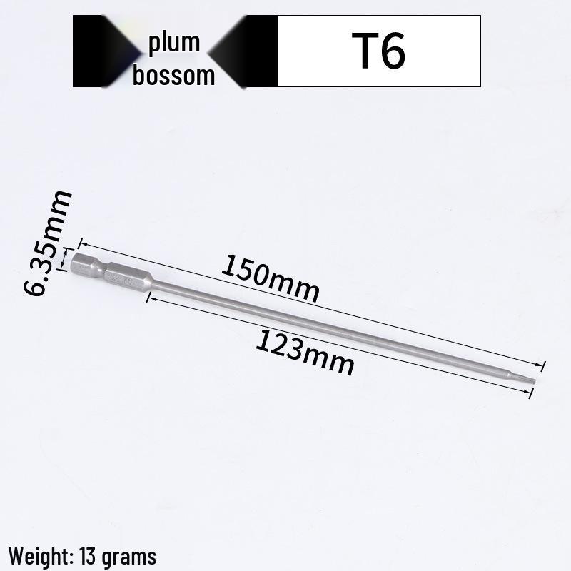Magnetic Plum Blossom Screwdriver Replacement Bits T15 T20 T25 T30