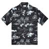 Deosyeocheuhauseu Hawaiian Shirt Sunset Island-Black