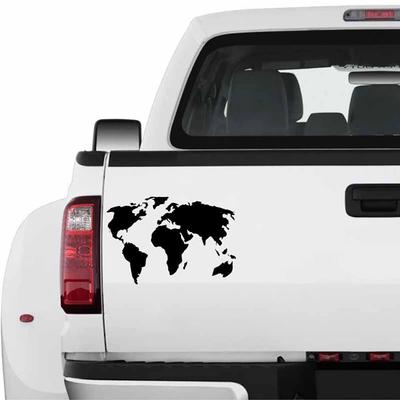 Cars Auto Parts Window Body Decals Reflective SUV Sticker Ornaments Truck World Car-Styling Map