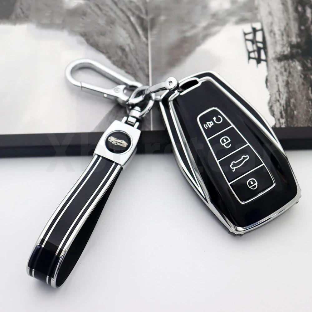 For Geely Coolray Atlas Boyue NL3 Emgrand X7 EX7 SUV GT GC9 Borui TPU Car Key Case Cover Shell Fob Holder Accessories