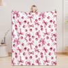 Personalized Blanket For Boys Girls - 4 Sizes And 30 Plus Colors Custom Bow Blanket Gifts for Relatives And Friends