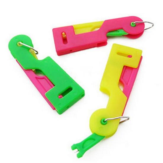 Threader Lightweight Automatic Plastic Automatic Sewing Needle Device Threader for Leather