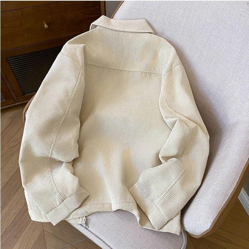 Autumn Jacket Baseball Suit Same Double-layer Loose and Versatile Trendy