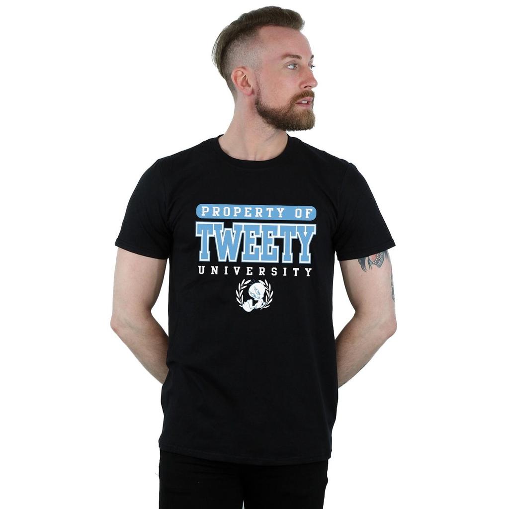 Looney Tunes Mens Tweety Property Of University T-Shirt