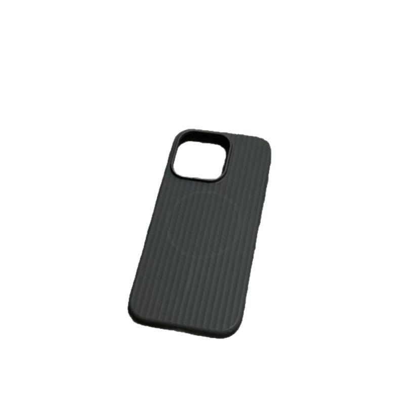 Corrugated Magnetic Case for iPhone 17 Pro Max - Frosted PC Hard Protective Cover