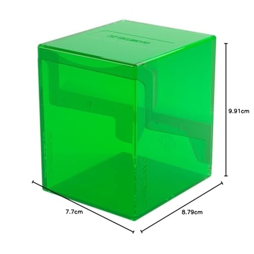 GameGenic Deck Box: Bastion XL Green (100ct) ? Durable and Sturdy TCG, OCG Card Storage ? Compatible with Pokemon Yugioh Commander and MTG Magic: The
