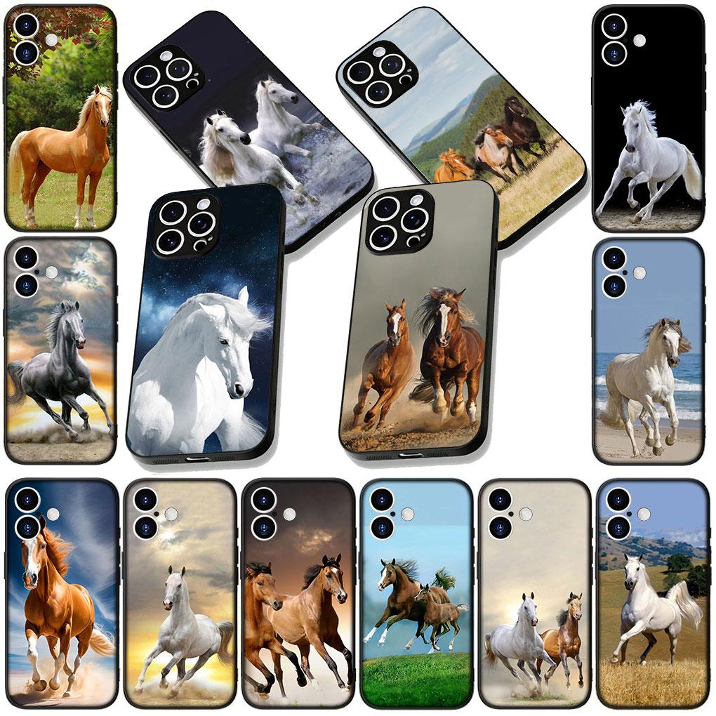 Soft Cover for Huawei P30 P20 Mate 10 20 Lite Pro Y8S Y9A Y9 Prime P Smart 2019 Coque Phone Case Running Wild Free Horse