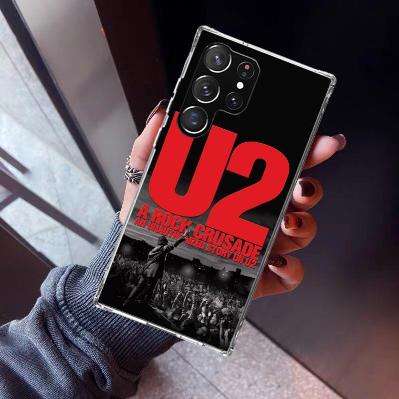 Band U-U2 Rock Phone Case For Samsung Galaxy S26 S25 Edge S24 S23 Ultra S22 Plus S21 S20 FE Soft TPU Back Cover Funda Galaxy S25